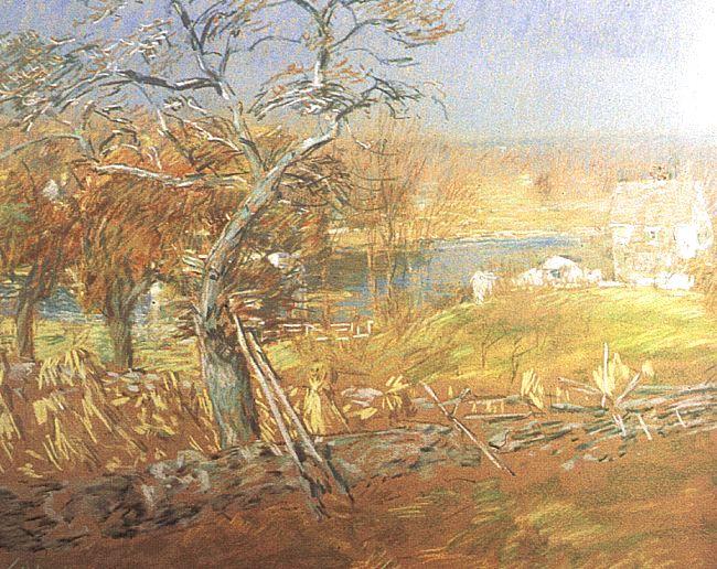 Childe Hassam Late Afternoon oil painting image